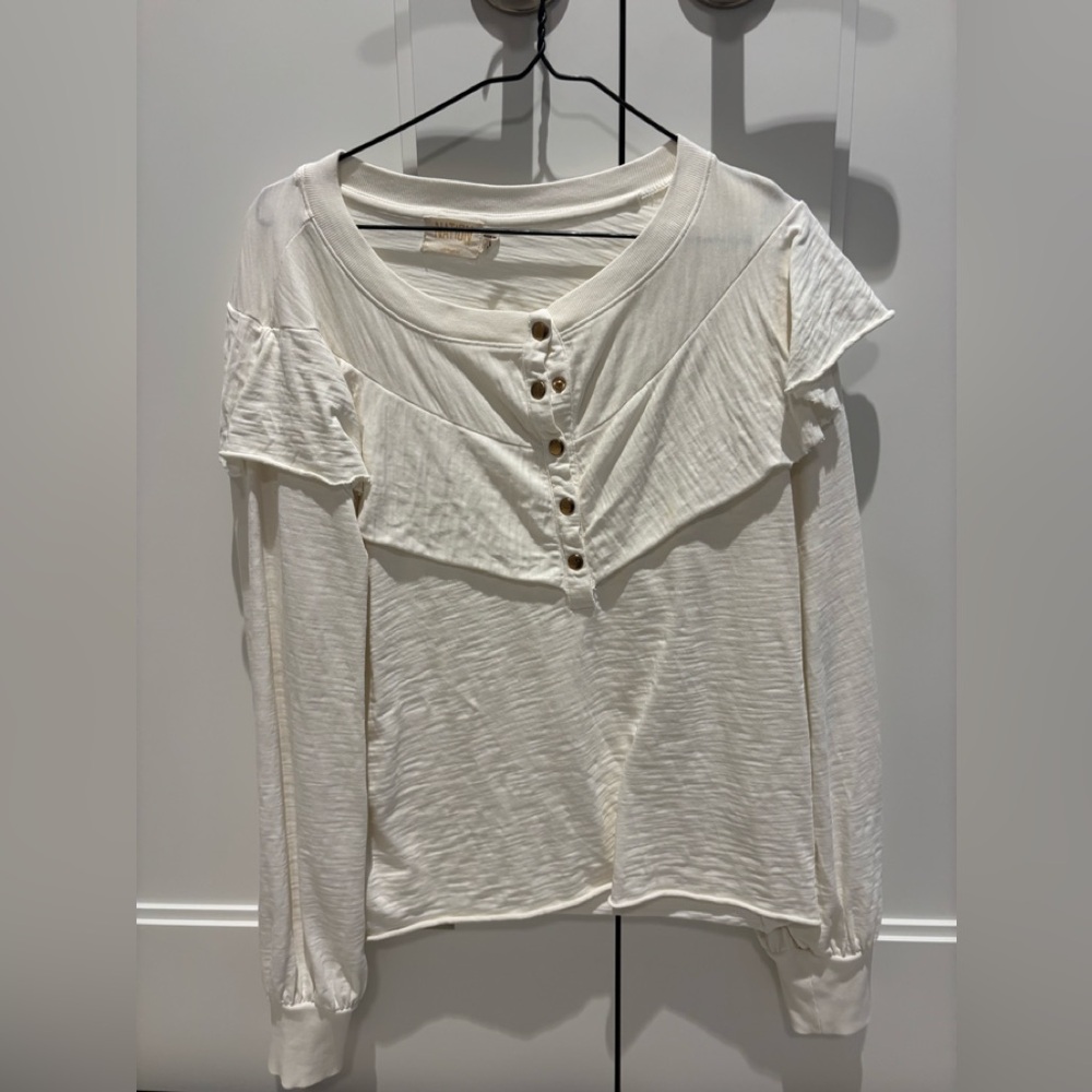 NATION LTD Christa Sweatshirt Blouse size L